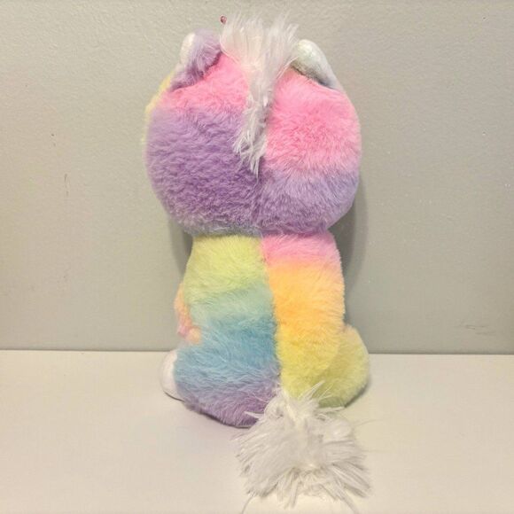 Unicorn Cat Plushie - Peek-A-Boo - 9" - Picture 3 of 4